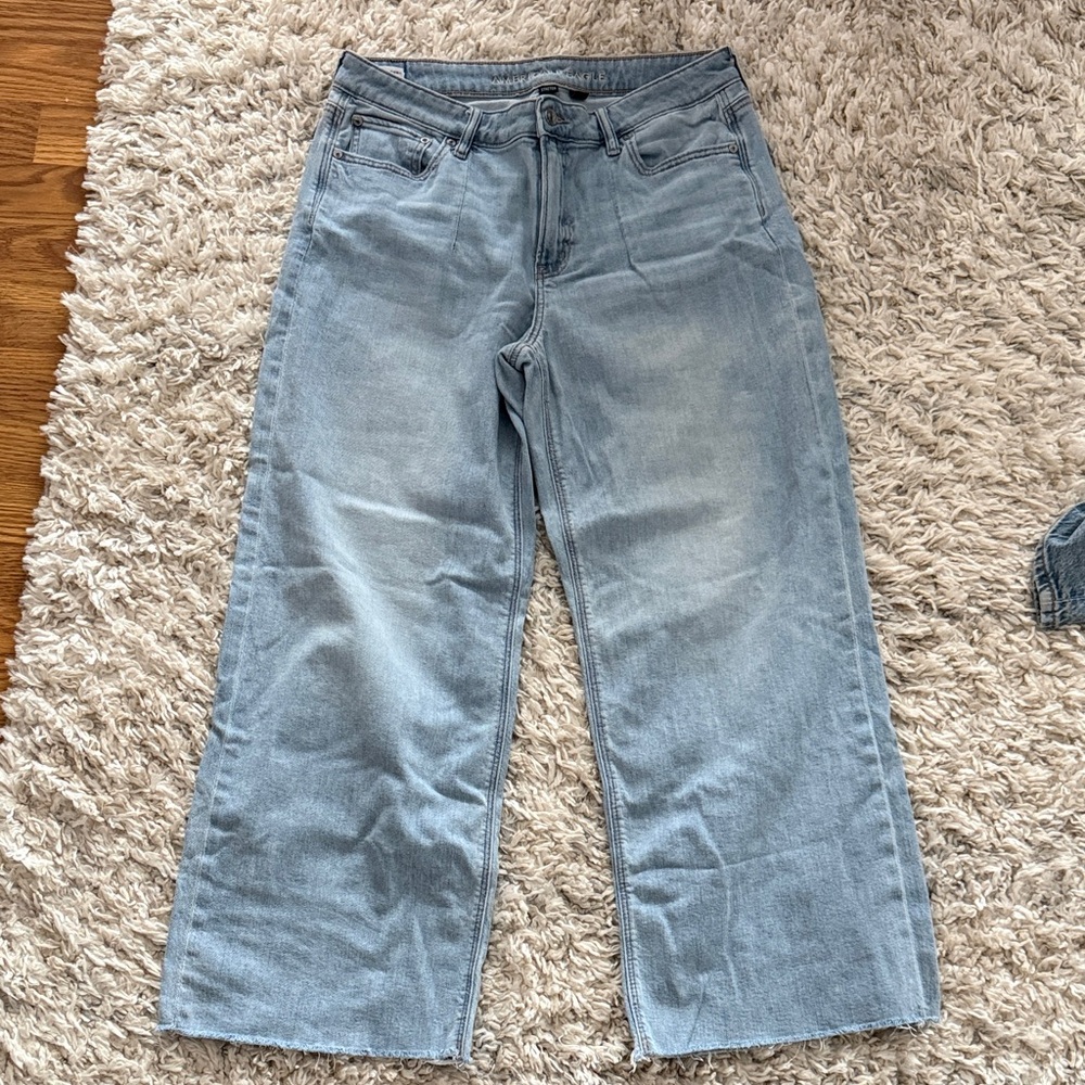 American Eagle Outfitters Light Blue Flare Jeans